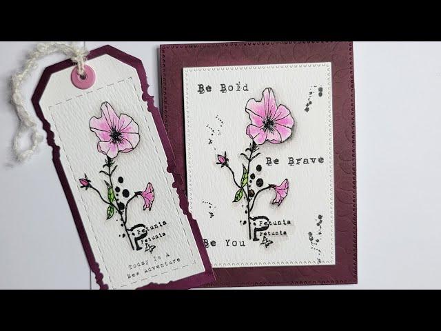 SIMPLE CARD AND TAG USING AALL AND CREATE