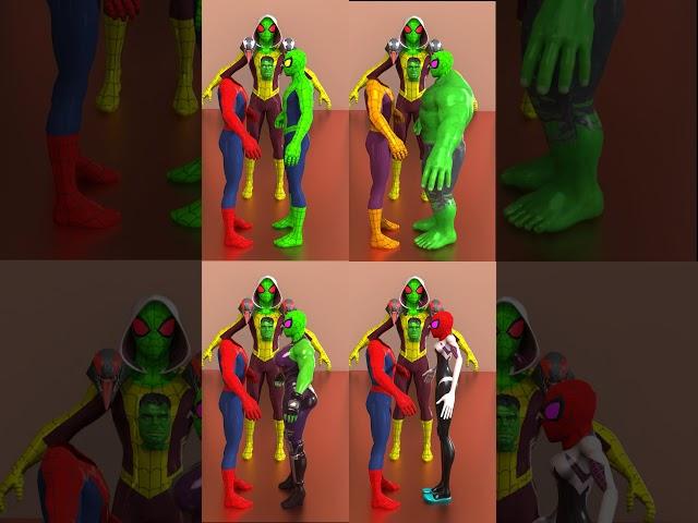 The Expert's Guide to Marvel Animation in GTA V #gta | Marvel Animation #shorts #spiderman #hulk