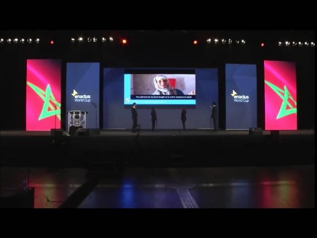 Enactus World Cup 2014 - Final Round Competition - Second Place - Morocco