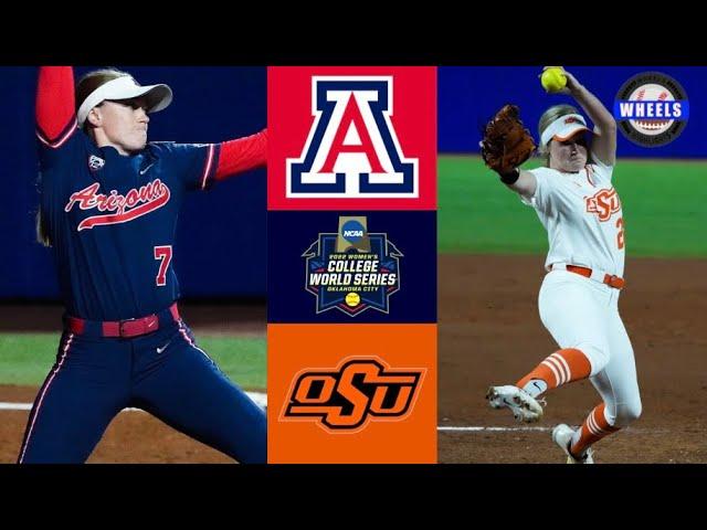 Arizona vs #7 Oklahoma State (AMAZING!) | WCWS Opening Round | 2022 College Softball Highlights