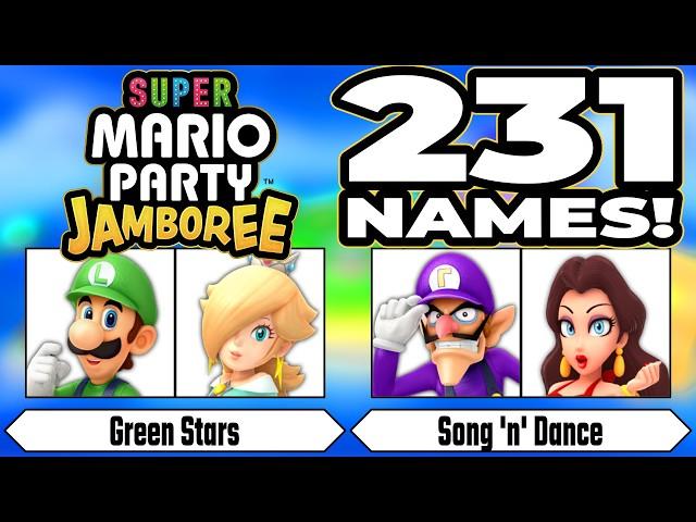 I Made Team Names For EVERY Character in Mario Party Jamboree