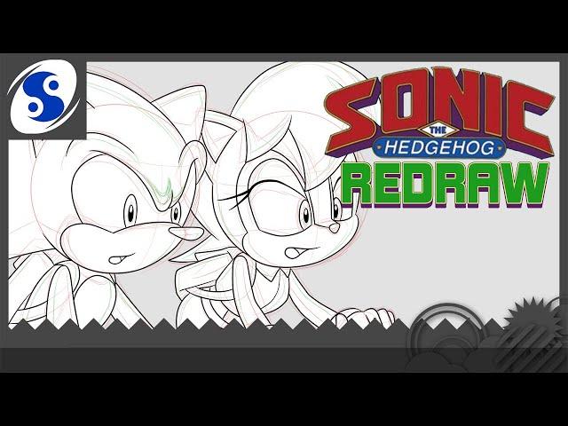 Redrawing Sonic SatAM into Sonic X | Sonic X-Ifying