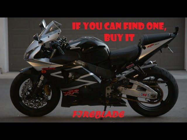 LEGENDARY Motorcycle only produced for TWO YEARS - Honda's BEST FIREBLADE - CBR954RR