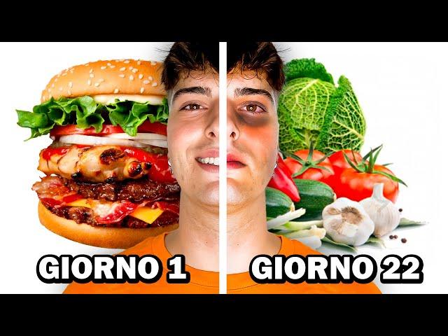 HO MANGIATO VEGETARIANO PER 22 GIORNI *ecco cos'è successo*