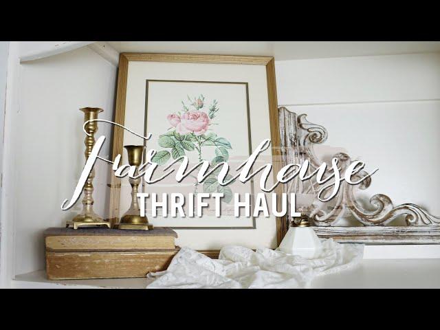 THRIFT HAUL  | VINTAGE FARMHOUSE COTTAGE DECOR | 2020