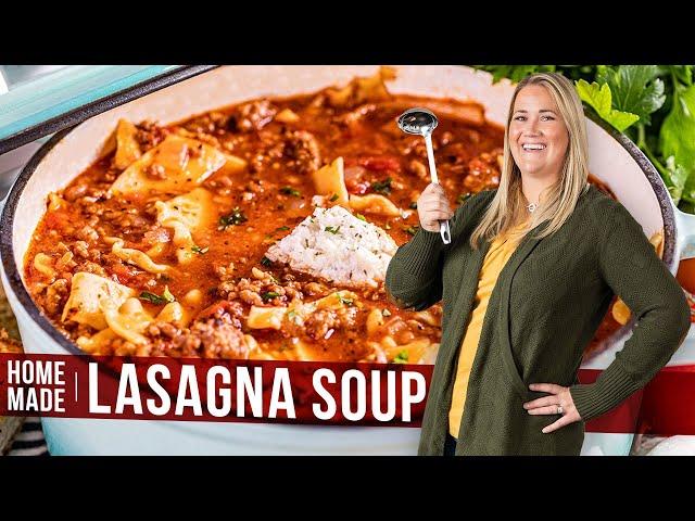 Homemade Lasagna Soup