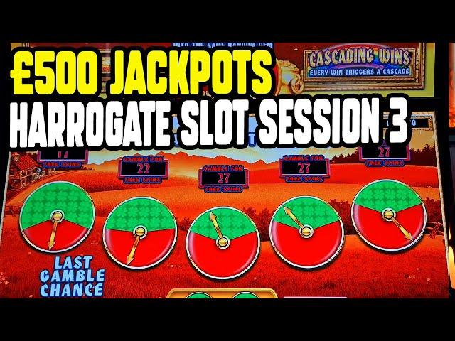 £500 Jackpot Slots Session in Harrogate: Pie Gambles and Major Wins!