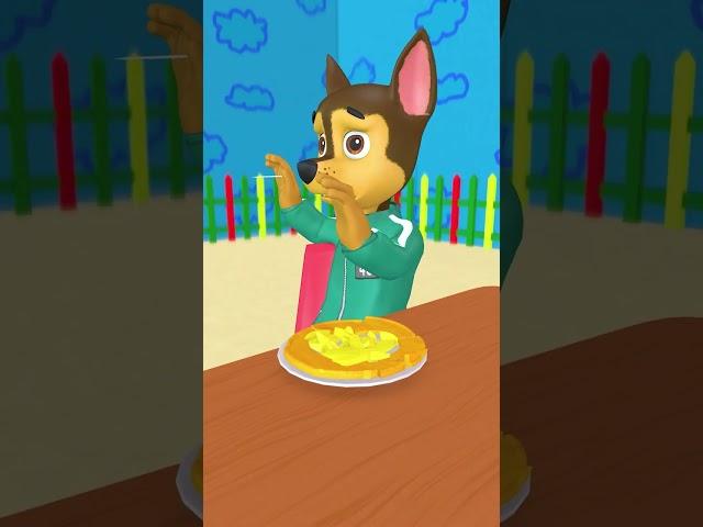 How does CHASE win the DALGONA cookie challenge? #shorts #chase #funny #squidgame