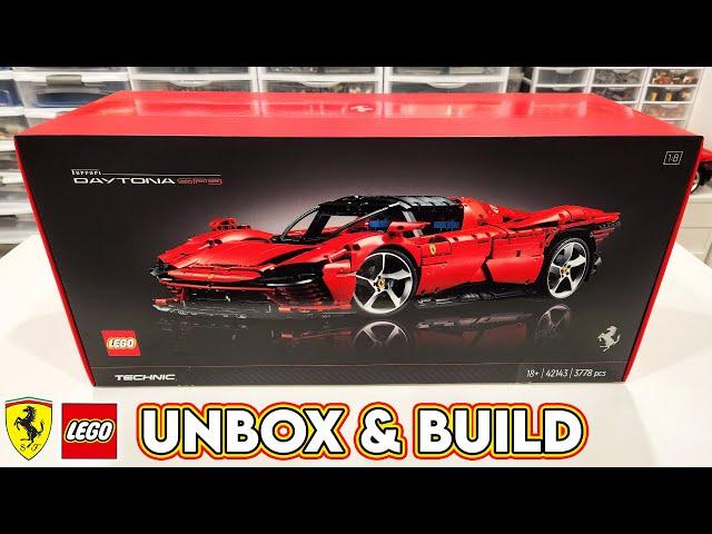 Building LEGO Technic Ferrari Daytona SP3