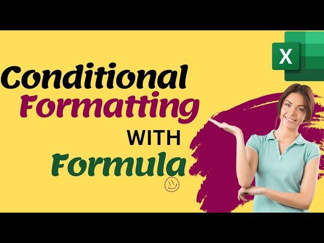 Excel Conditional Formatting with Formula #excel #montyexcel