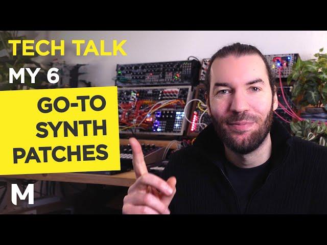 6 synth patches I use all the time - bass, lead, pads, and more!