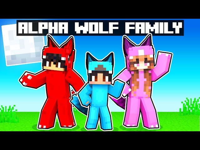 The ALPHA Wolf's FAMILY In Minecraft!