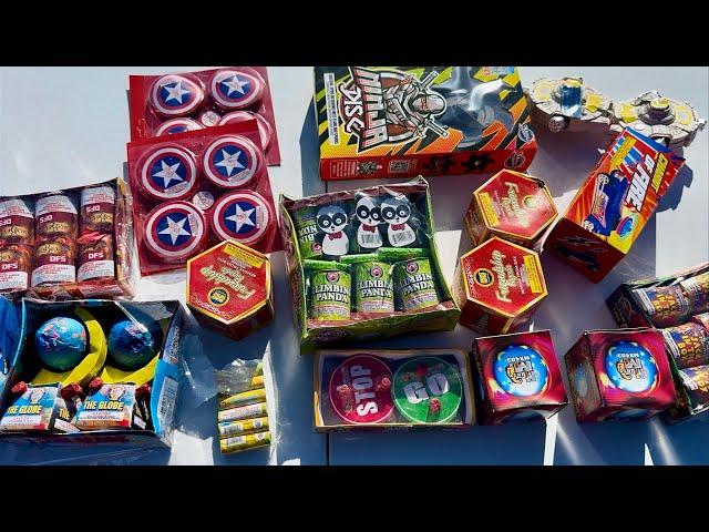 THE COOLEST TYPES OF FIREWORKS! (SPINNING FIREWORKS)