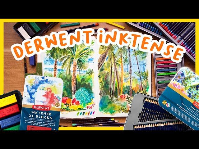 How to use Derwent Inktense! Tips & ideas for Inktense blocks & pencils