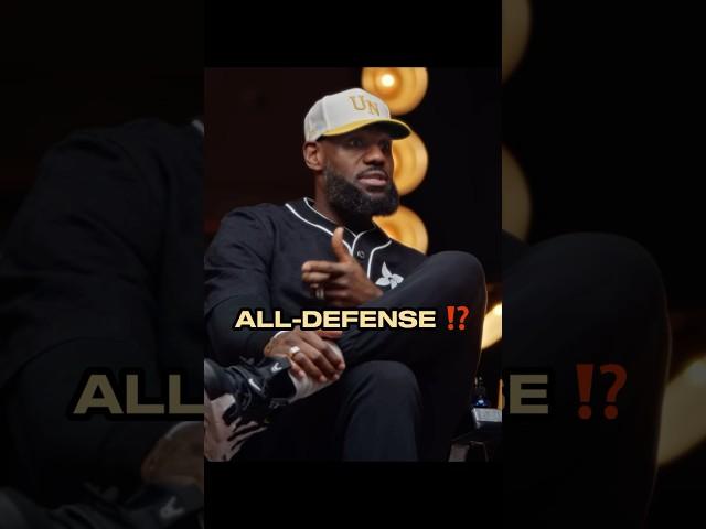 LeBron James On NEVER Winning DPOY  #shorts