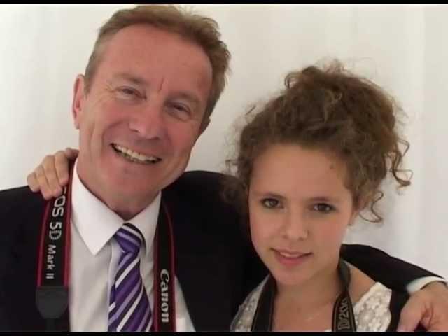 Photographer Richard Shymansky and daughter at a wedding filmed by Malcolm Dent