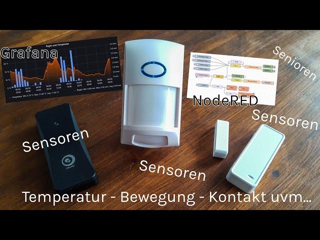 Node-RED & Grafana Tutorial + 433Mhz Sensoren mit RTL-SDR (DVB-T) | Smart Home Tutorial #02 [DE]