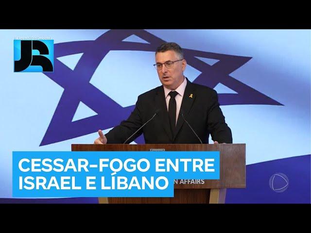 Novo chanceler de Israel afirma que vê progressos nas negociações para cessar-fogo no Líbano