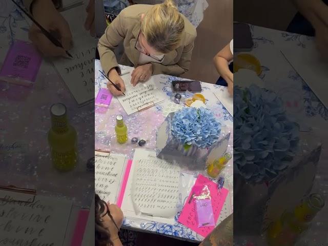 Mother's Day Modern Calligraphy Class with Hey Hunn Paperie, Sip & Script at Creative Hub of Apopka