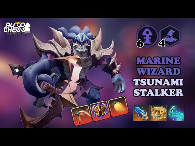 KING OF SEAFIRST TIME TSUNAMI STALKER SHOWS IT'S TRUE POWER !! - Auto Chess Mobile