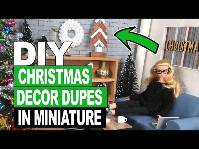 DIY Christmas Miniature Decor Dupes