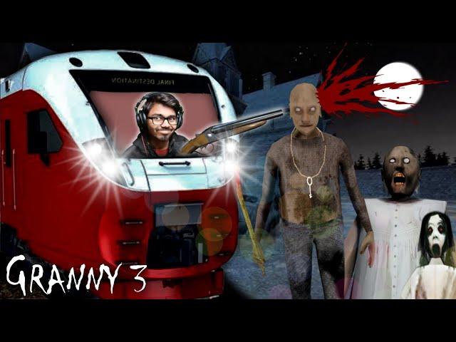 K!LL!NG GRANDPA & TRAIN ESCAPE - Granny 3