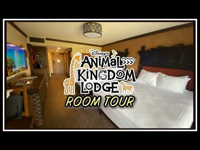 ANIMAL KINGDOM LODGE ROOM TOUR | Standard View Room Animal Kingdom Lodge | Best Rooms at Disney