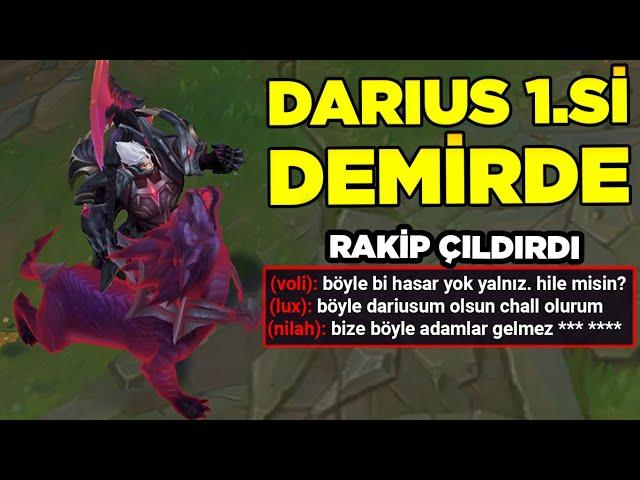 RAHATLATICI VİDEO TADINDA! DARIUS 1.Sİ DEMİR'DE OYNARSA NE OLUR? League of legends