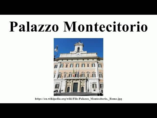 Palazzo Montecitorio