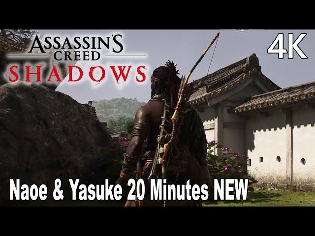 Assassin's Creed Shadows Naoe & Yasuke 20 Minutes NEW Gameplay 4K