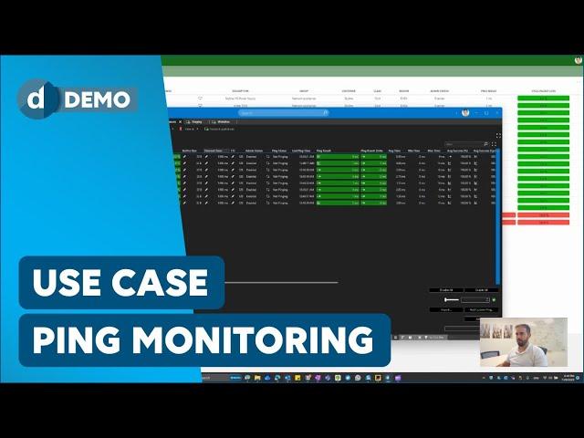 Ping Monitoring - DataMiner Use Case Demo