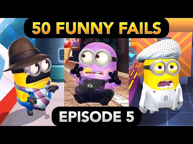 Minion Rush 50 FUNNY FAILS (Episode 5) | El Macho's Lair, Bratt's Lair, Vector's Fortress