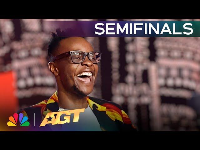 Learnmore Jonasi HILARIOUSLY Describes American Culture | Semifinals | AGT 2024