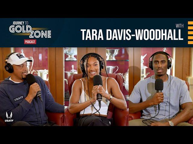 Journey to Gold Zone Podcast featuring Tara Davis-Woodhall