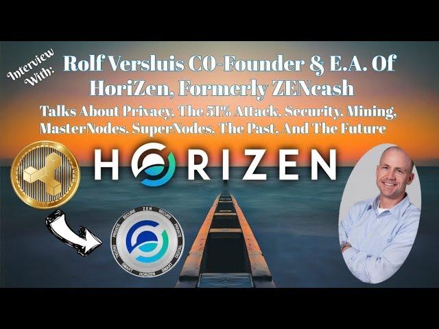 Rolf Versluis Co-founder & E.A. Of HoriZen Formerly ZENcash Interview