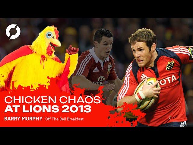 'I'm dressed in a chicken costume; I have no agenda here!' | Barry Murphy's Lions Tour 2013