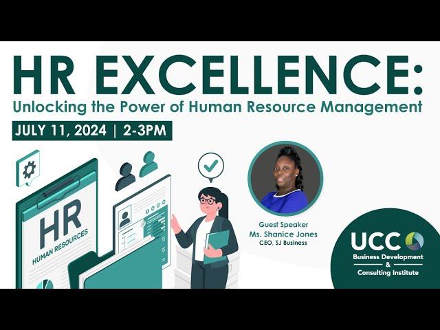 HR Excellence - Unlocking the Power of Human Resource Management | UCC BDCI