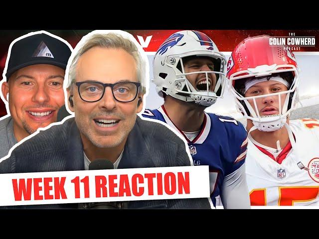 Reaction to Chiefs-Bills, Ravens-Steelers, Packers-Bears, Colts-Jets, Tyson-Paul | Colin Cowherd NFL