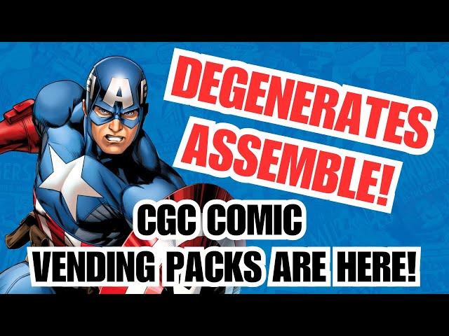 Degenerates Assemble! CGC Comic Vending Packs are Here!
