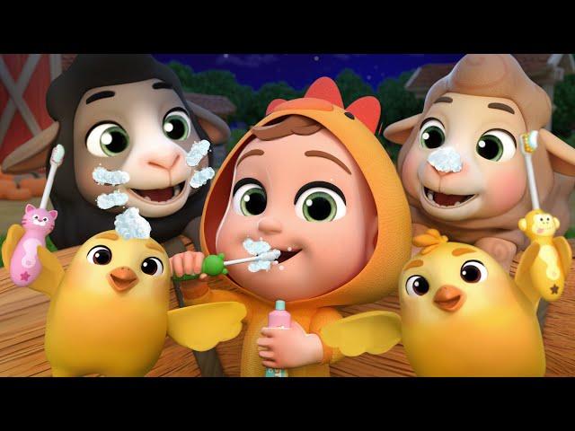 Bedtime Routine on the Farm (This Is The Way) | Lalafun Nursery Rhymes & Kids Songs