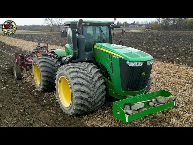 Big Tractors Big Tires: Plowing the Corn Field!