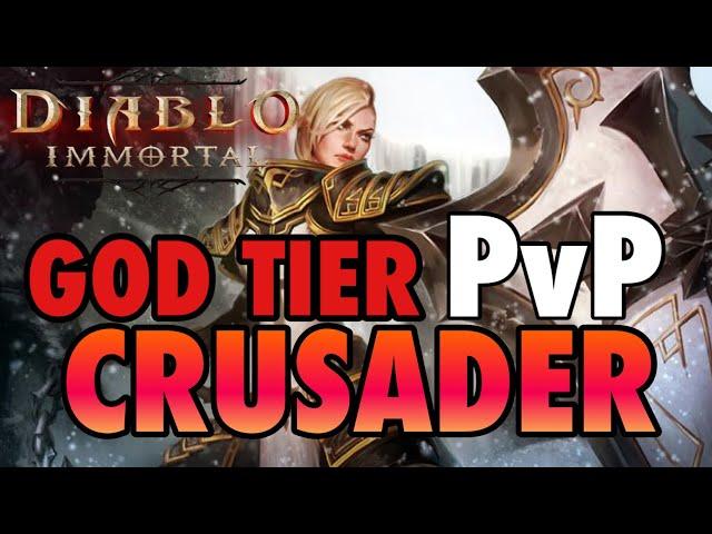 NEW META! GOD TIER INSANE DAMAGE CRUSADER BUILD! 60% Faster 40%TANKIER, CRAZY THICC DIABLO IMMORTAL