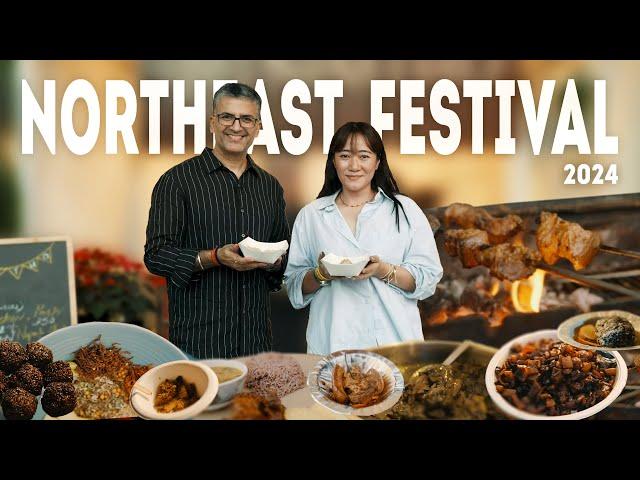 Best NE Food Culture FESTIVAL in Delhi 2024 l Exotic Food of North Eastern States of India