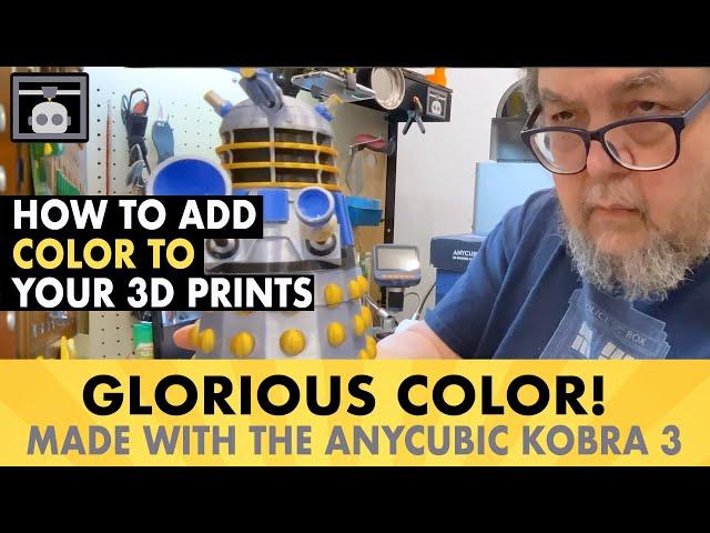 Epic Dalek multicolor 3D print: 38 hours in the making