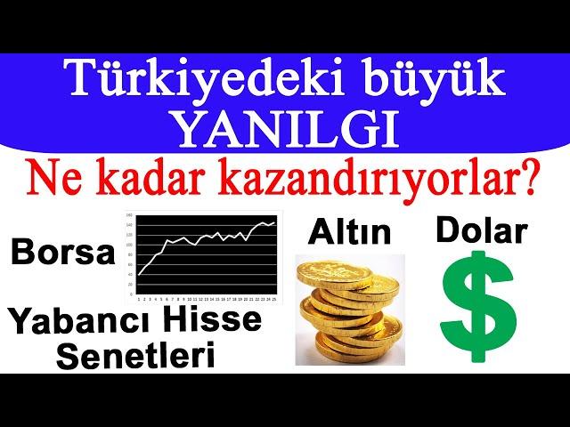 Neye yatırım yapılmalı? Altın‚ dolar ve Borsa – BİST 100 ve Yabancı hisse senetleri