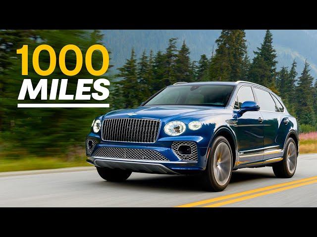 VLOG: Living With A Bentley Bentayga: 1000 Mile USA Road Trip!