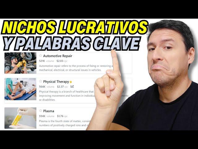 Así Encuentro Nichos Rentables y Miles de Palabras Clave (Roba Mi Método!)
