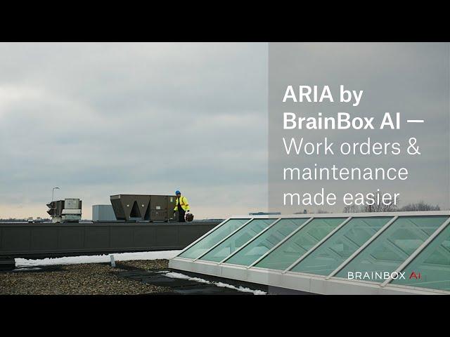 Work orders and maintenance | ARIA by BrainBox AI