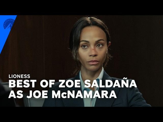 Lioness | Best of Zoe Saldaña as Joe McNamara in Season 2 | Paramount+