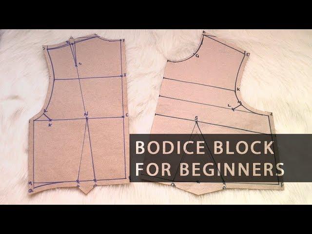 Pattern Drafting for Beginners – Easy Basic Bodice Block • Elewa